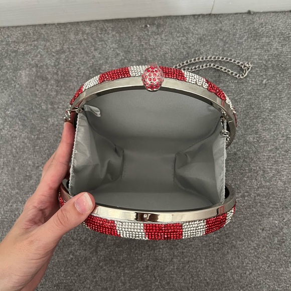 Peppermint Rhinestone Purse - Picture 2 of 3